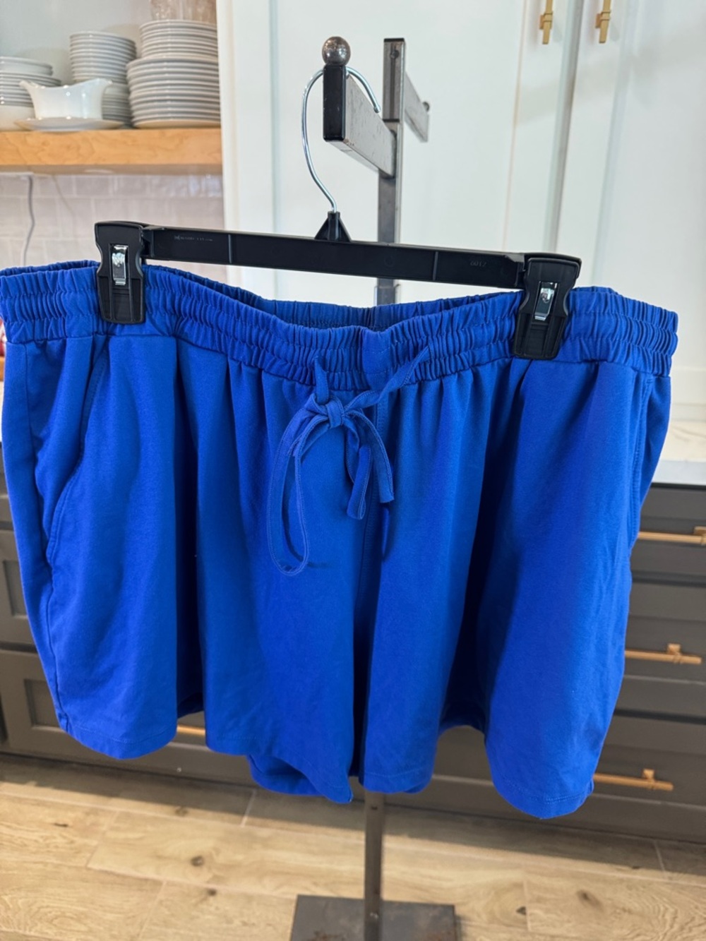 Michelle Mae Buttery Soft Royal Blue Drawstring Shorts - Size 3XL